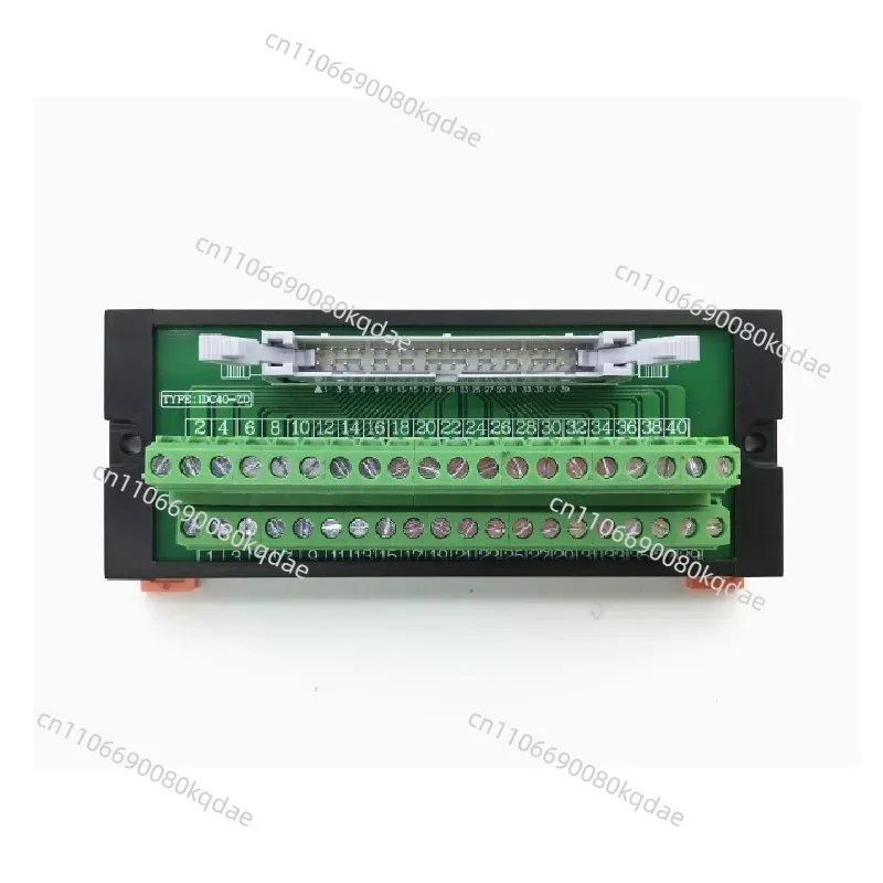 IDC40P Signal Transfer Terminal Board 40 Pin Horn Type Connector Module PLC Wiring Adapter FX-40BB