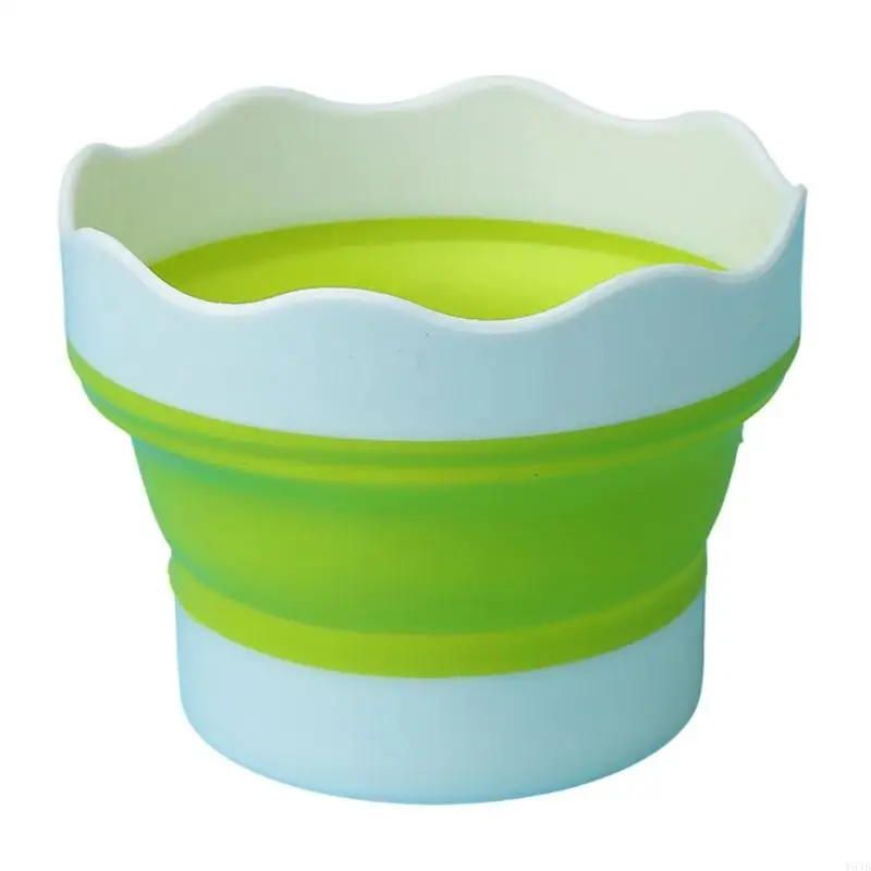 Y5JB قابلة للطي للفرشاة الطلاء كأس غسالة متعددة الأغراض تخزين محمول للفنانين يسافرون لألوان مائية