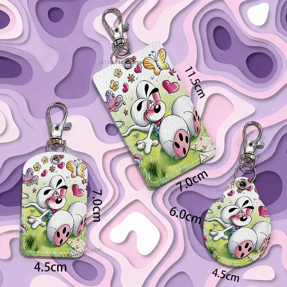 Cartoon Mouses D-Diddl Card Keychain Fashion Pendant Bag ID Door Card Case Bus Card Cute Adult view 6