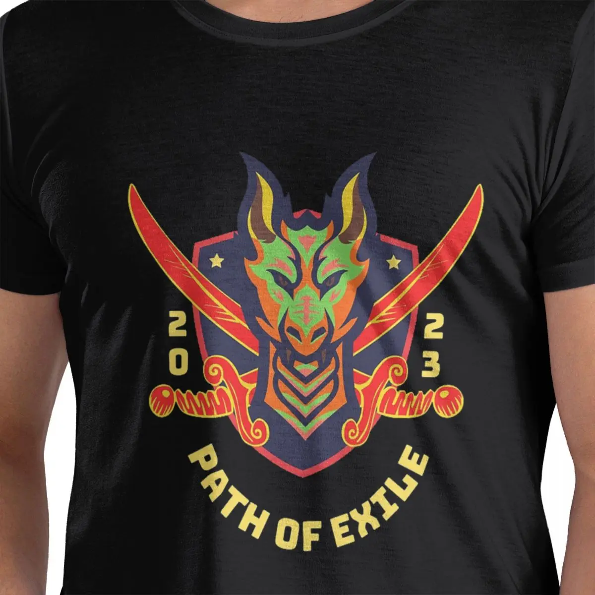 

Футболка Path Of Exile Essential из 100% хлопка, мужские забавные футболки, мужские футболки с круглым вырезом и коротким рукавом, S-6XL