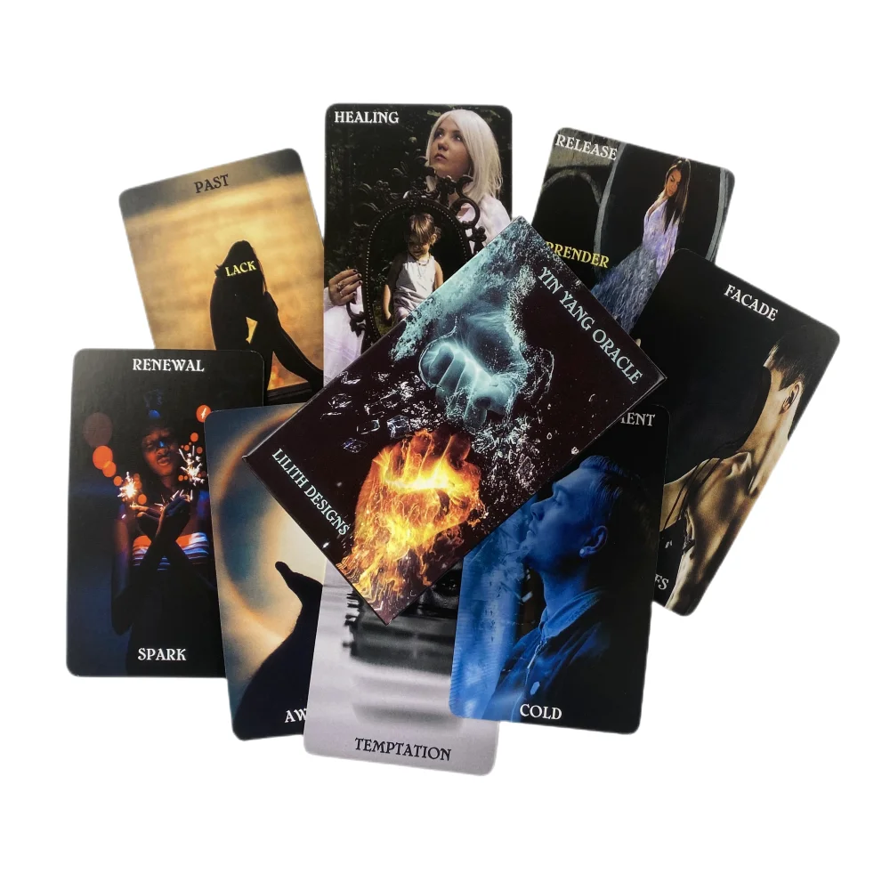 Yin-Yang Oracle Cards A 80 Deck Yin Yang Tarot English Visions Divination Edition Borad Playing Games