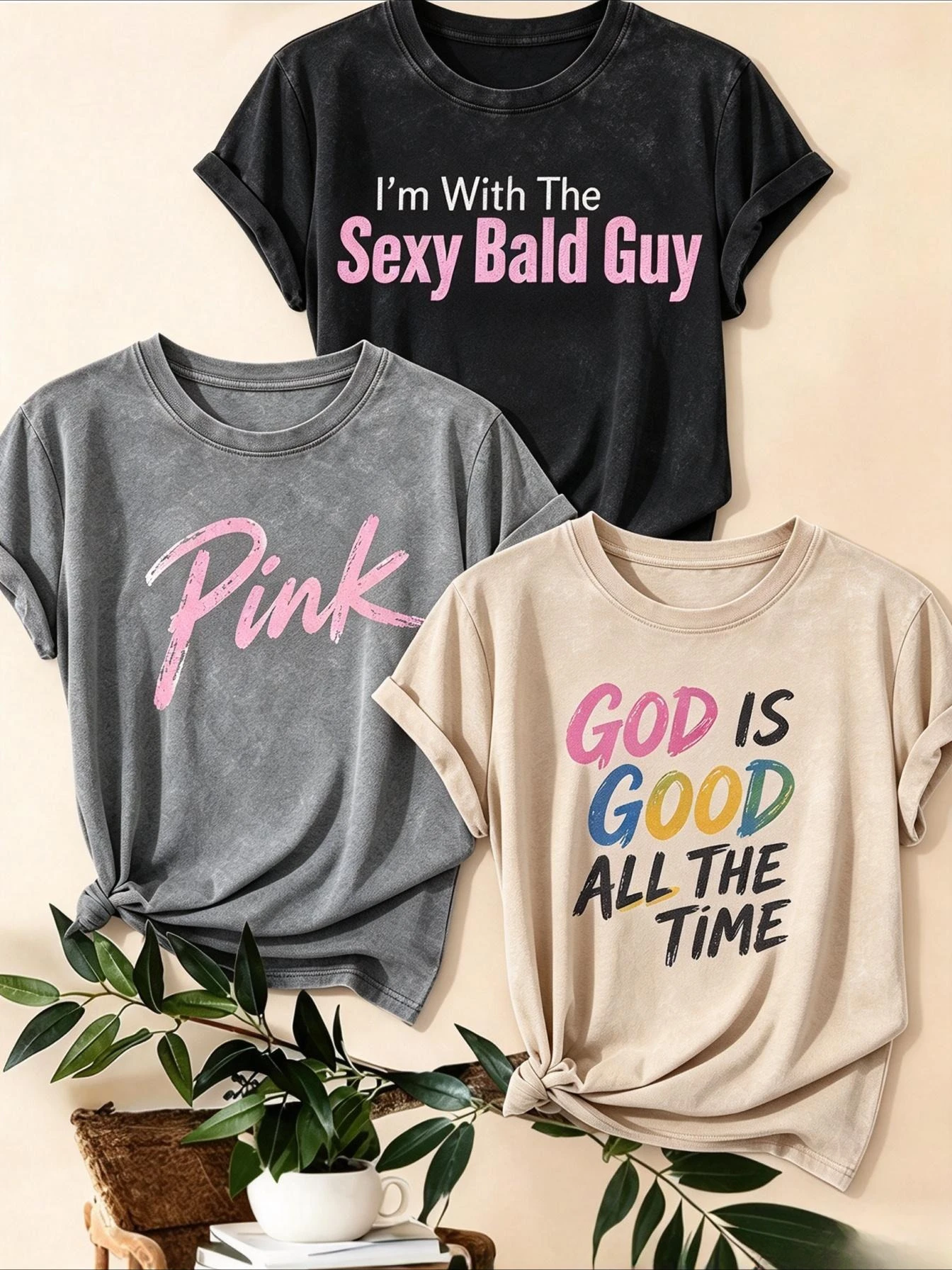 3Pcs Funny Slogan Print T Shirt Set Women Y2K Aesthetic Short Sleeve Top Pack Sarcastic Quotes Letter Graphic Tee Acid Wash Casual Clothes