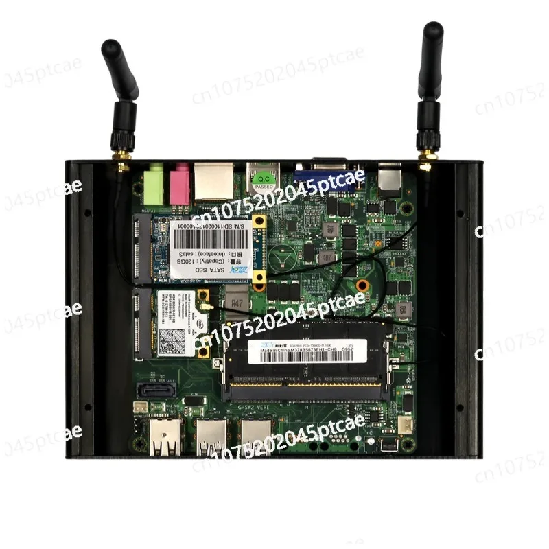 شاشة Linux Ubuntu HDMI VGA المنزلية بدون مروحة كمبيوتر صغير Int el Co re i7 5500U يدعم نظام التشغيل Windows WiFi Gigabit Ethernet HTPC #3