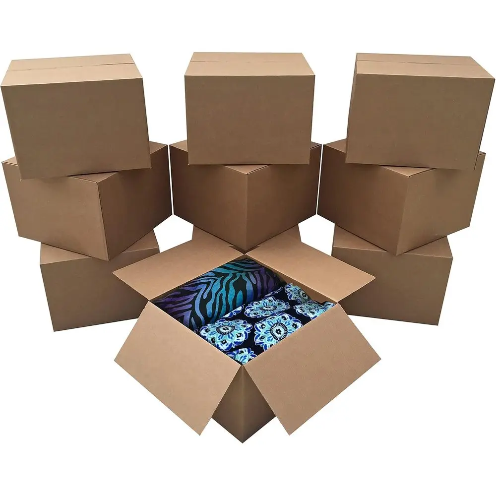 Conjunto de 10 Caixas de Mudança Extra Grandes, 23x23x16 Polegadas