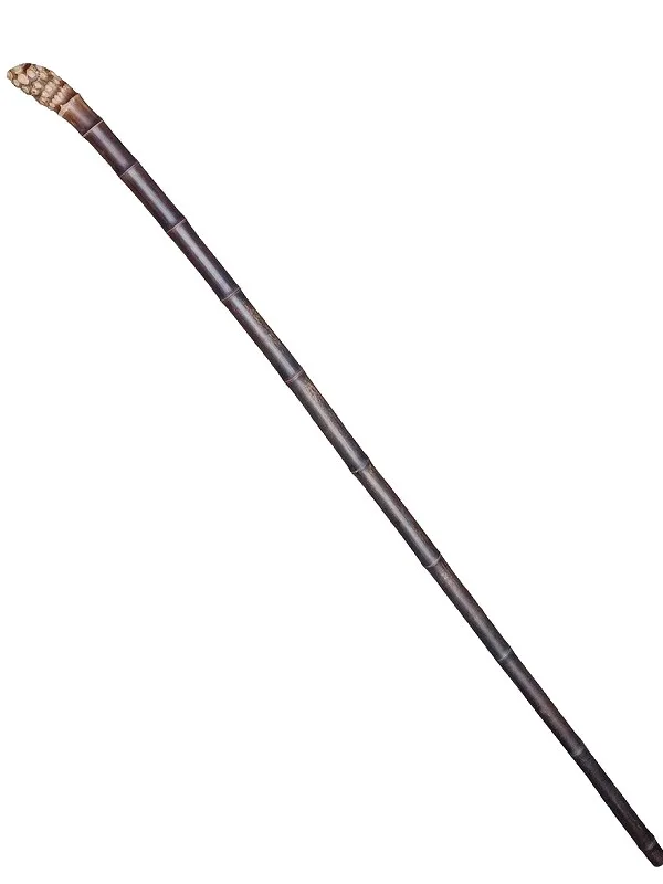 

Exclusive Sales of Heartful Selected Natrual Purple Bamboo Walking Sticks Monk Staff Woodworking Craft