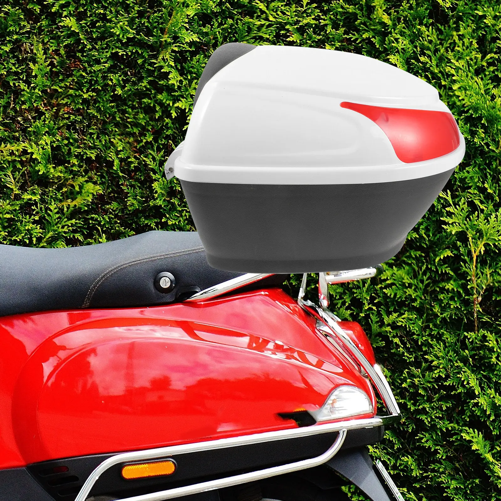 

1Set Motorcycle Tail Box Plastic Storage Case Seat Holder Tool Organizer Bike Backseat Storage Pouch