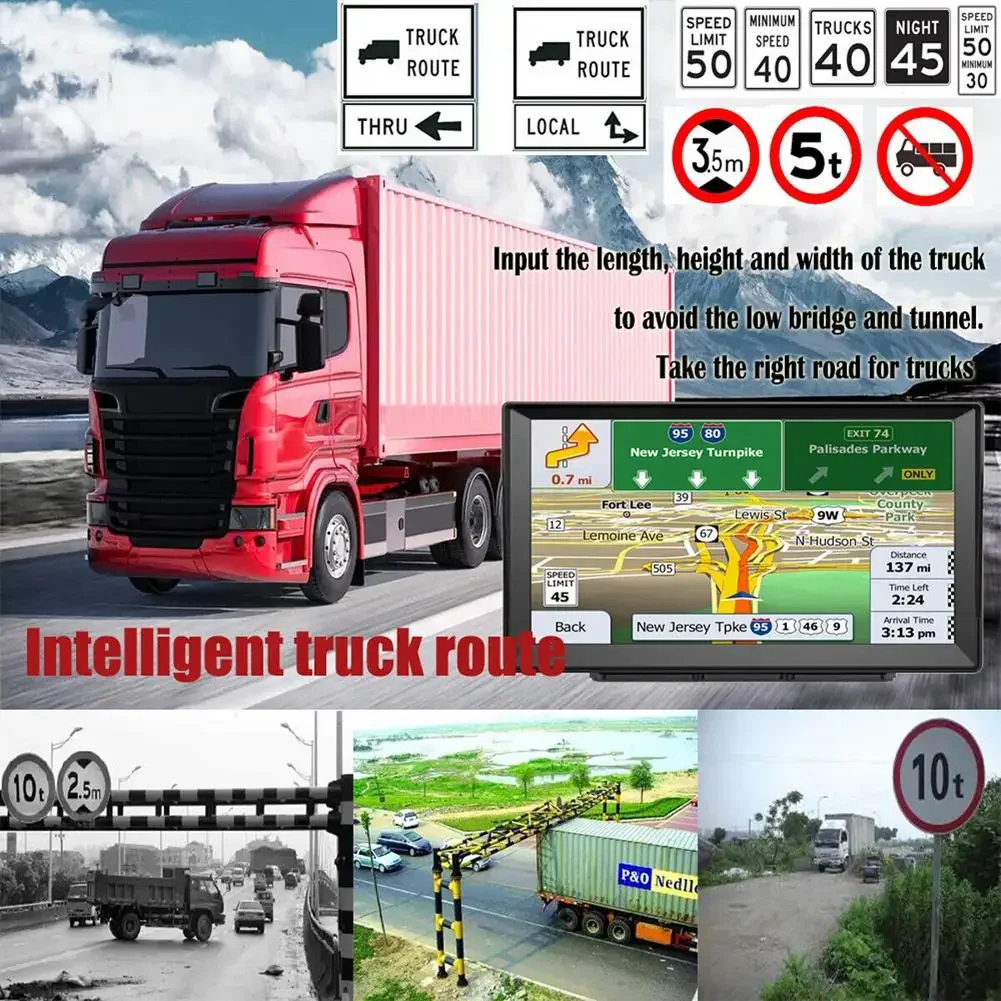 9/7/5 inches Car GPS Navigation Touch Screen 256MB+8G Car GPS Navigator HD  Europe North America Map GPS Navigator for Car Truck