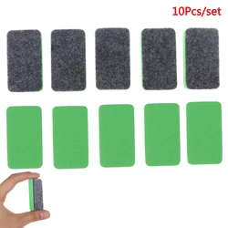 10pcs Mini Whiteboard Dry Eraser Erase Pen Board Kid Marker Magnetic Eva Board Eraser School Office Home Teacher Supplies