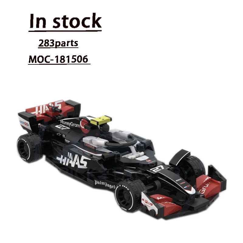 

MOC- 181506 F1 Formula VF-24 Спортивный автомобиль Строительный блок Модель--283 PartsMOC Креативные детские строительные блоки на день рождения Игрушка в подарок