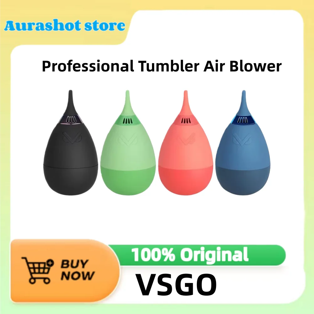 VSGO Professional Tumbler Air Blower V-B01E Rubber Ball with Filter for Nikon, Sony, Canon Camera Lens & Sensor Cleaning
