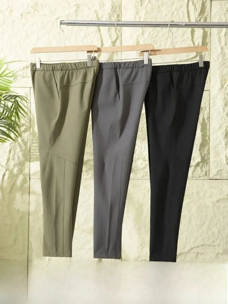 

Busin Casual Soft ell Outdoor Waterproof Windproof Breathable Commuter Sle Autumn New Leisure Pants for Young Men