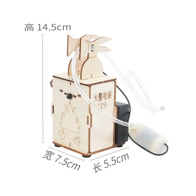 

DIY Automatic Induction Fire Extinguisher Model Teenager Science Toys Assembled Experiment Material Kits for Kids G316