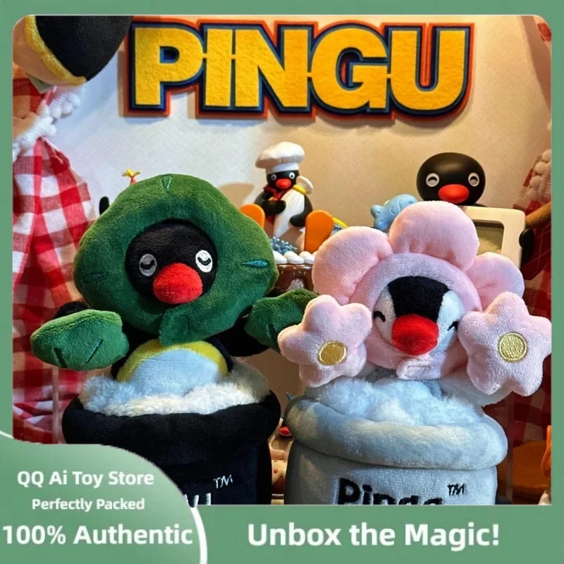 

Pingu Relax Blooming Series Pinga плюшевая игрушка прекрасная исцеляющая мягкая елка цветок домашний декор стола Коллекционная фигурка популярный подарок