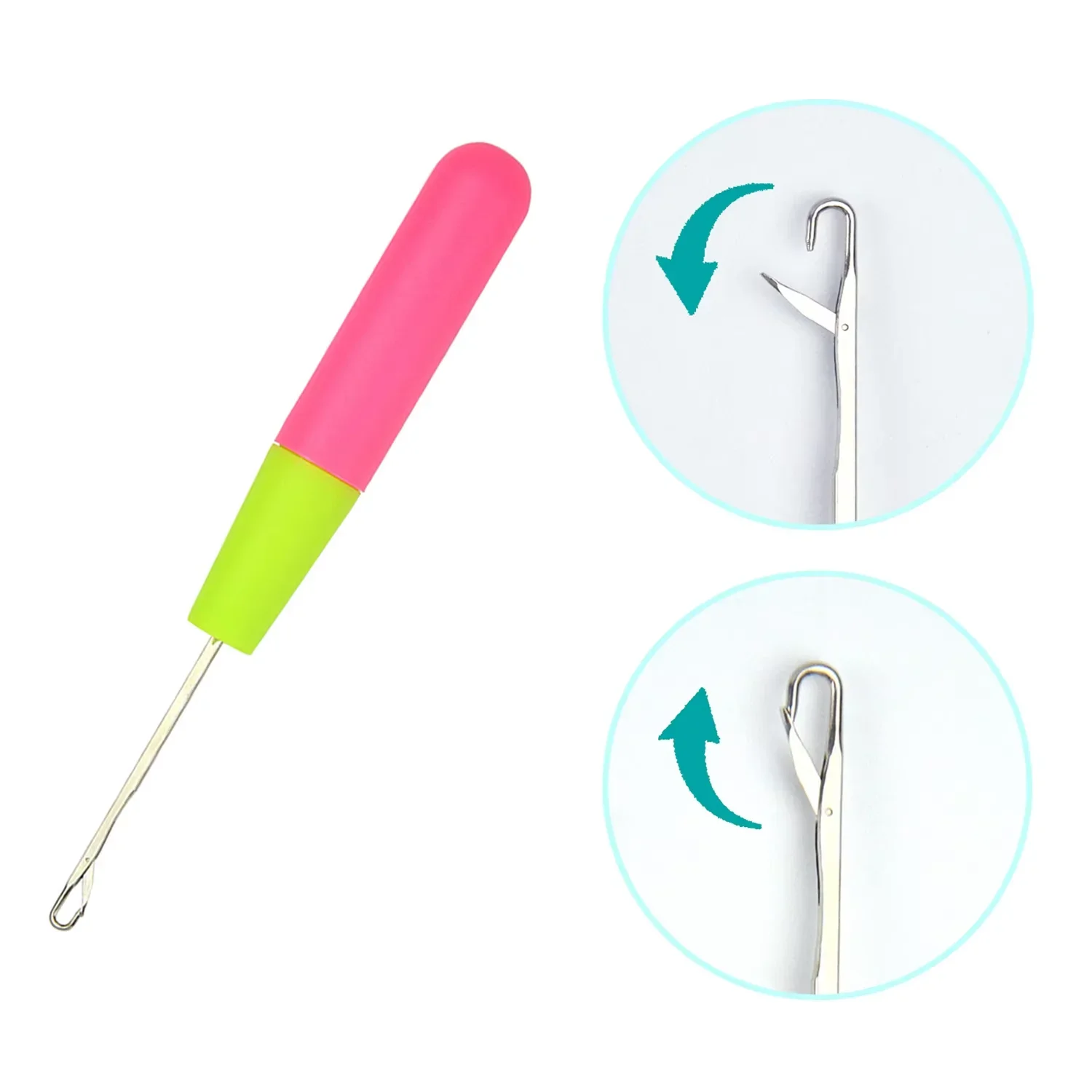 Crochet Hook Plastic Crochet Hook Needle For Hair Weaving Hook Needles Dreadlock Knit Hair Weaving Crochet Needle Hook