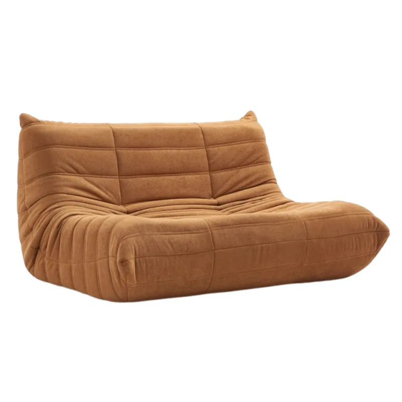 

Compressed double-seat lazy caterpillar designer balcony casual sofa chair integrated molding setting
