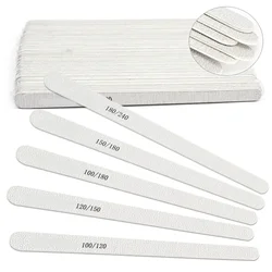 50pcs/pack Professional Manicure Sanding Nail Art File Droplet Gray Polish Sandpaper 100/180 180/240 Natural Nails Buffer Block