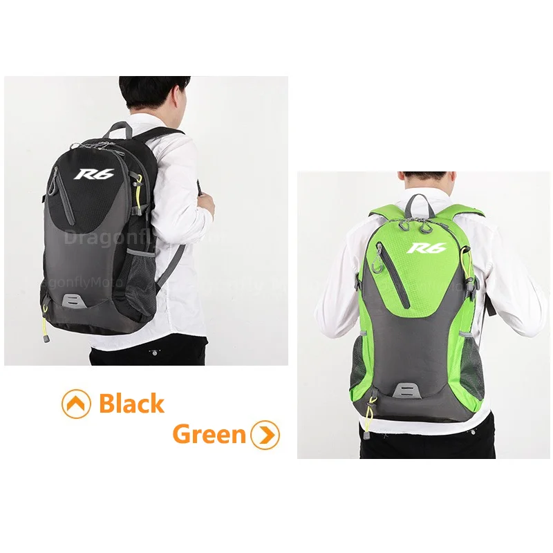 Mochila impermeable de gran capacidad para hombre y mujer, mochila Ideal para senderismo, ciclismo y viajes, para Yamaha YZFR6 YZF R6 R6S 1999-2015