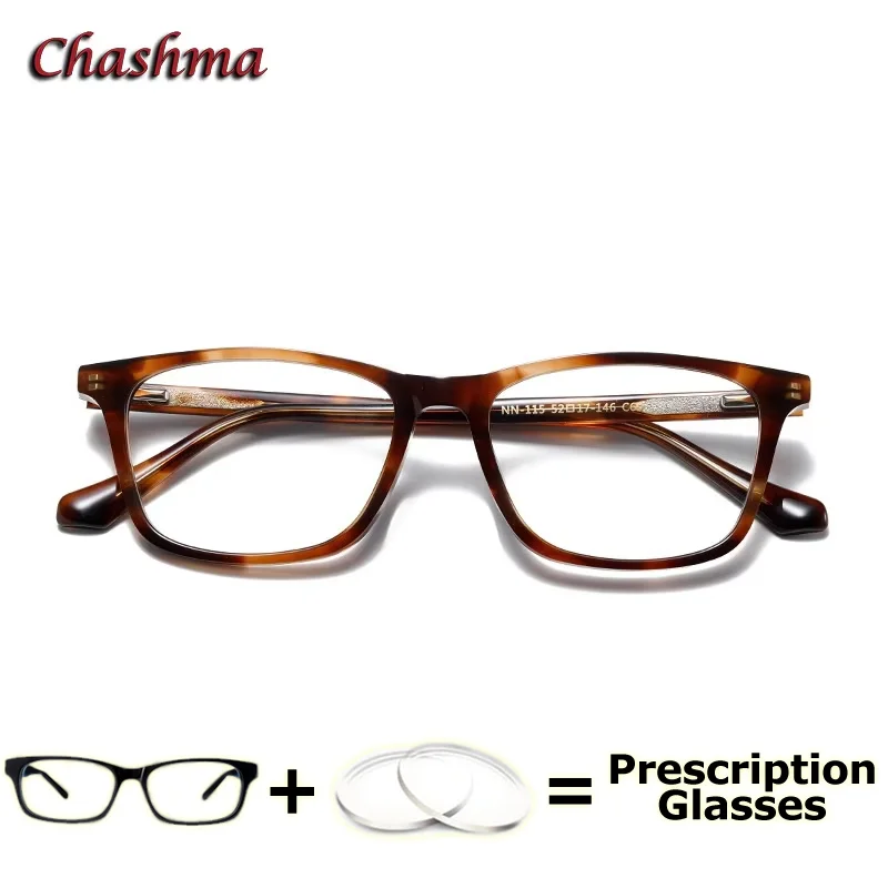Chahsma Prescription Glasses Men Fashion Trend Acetate Eyewear Frames Optical Progressive Women Anti Blue Computer Spectacles