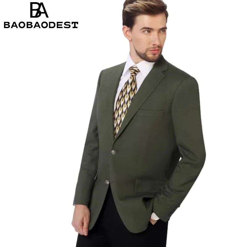 

"Men's Custom Blazer Jacket - Premium Stretch Fabric, Classic Fit Sport Coat, Tailored Suit Jacket for Business, Wedding,