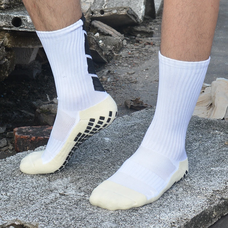 Chaussettes de football coordonnantes épaisses respirantes pour hommes et femmes, chaussettes de sport de football, course à pied en plein air, cyclisme