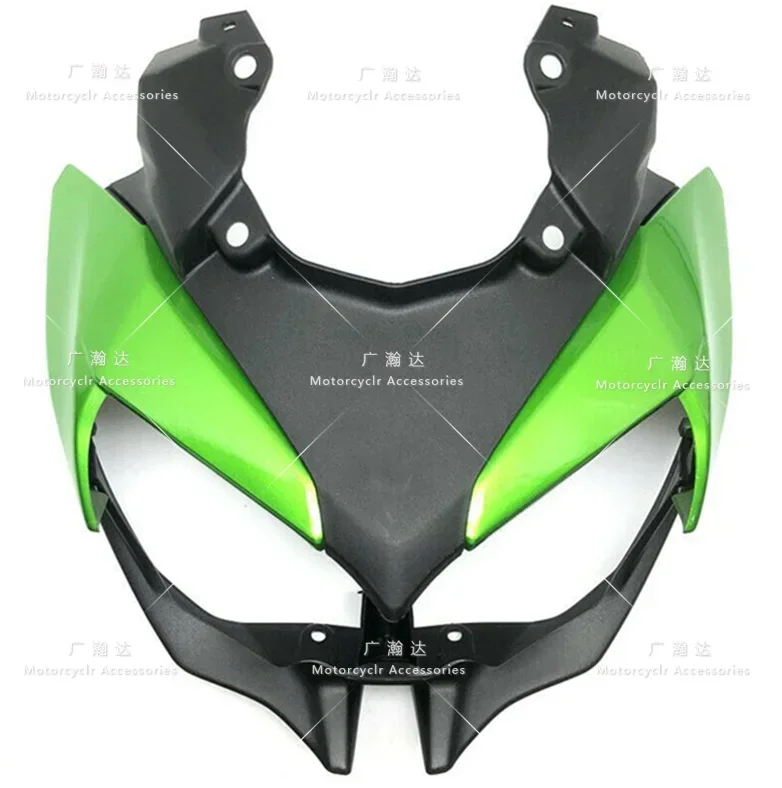 

Headlight Fairing Upper Nose Hood Shroud Cover Front Turn Signal Bracket Lower Panel Fit For Kawasaki Z650 2020 2021 2022 2023