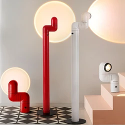 Spanish Designer Tatu Floor Lamp Creative Tube Floor Lamp For Villa Parlor Study Room Indoor Decor LED Bedroom Bedside Lamp