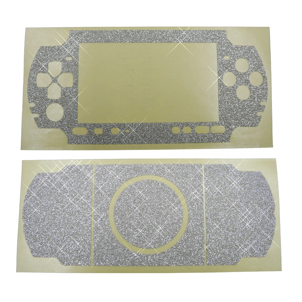 Shining Silver Bling Glitter Vinyl Skin Sticker Protector for Sony PSP 3000 Skins Stickers PSP3000