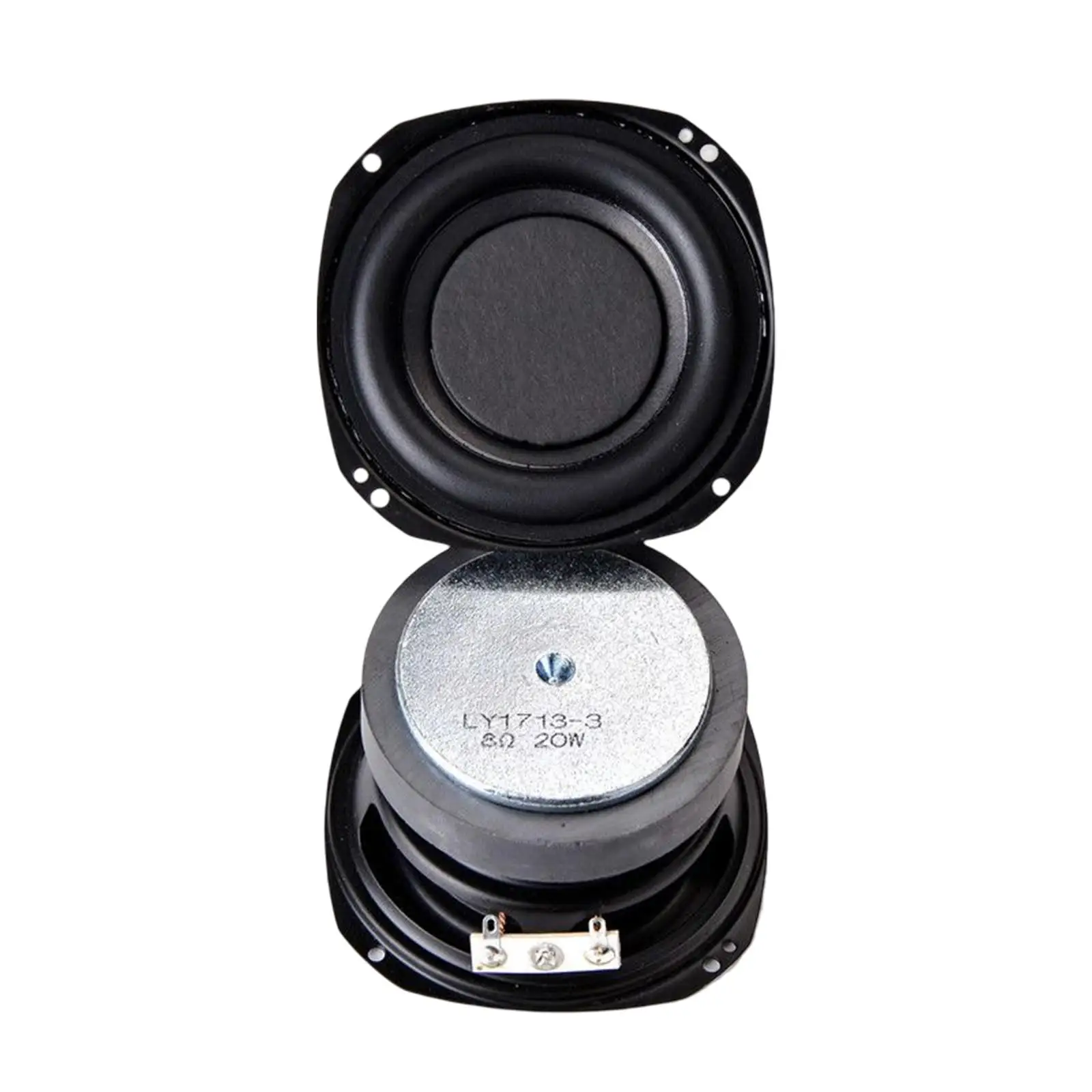 Mini Woofer Subwoofer Speaker, Poderoso Bass Surround Sound, Borda de borracha estéreo, Amplificador HiFi Estável para Casa