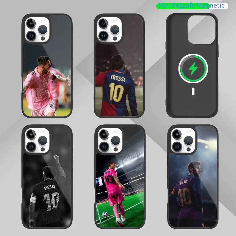 

Cool Footballer L-Lionel M-Messi Phone Case For iPhone17,16,15,14,13 Plus,Pro Max Magnetic For Magsafe Wireless Charging