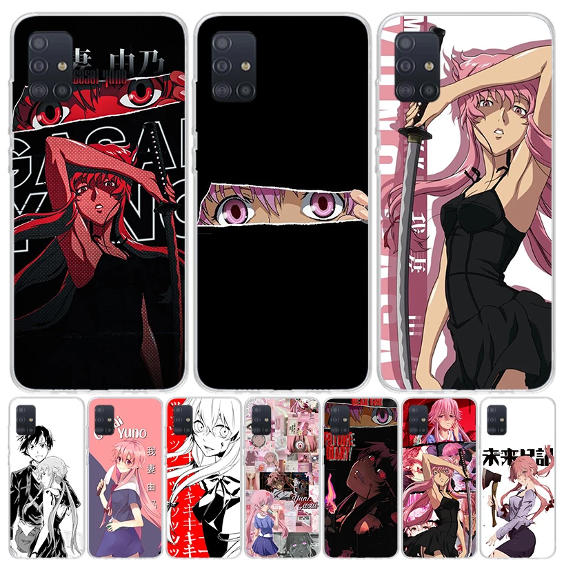 Mirai Nikki Gasai Yuno Anime Phone Case For Samsung Galaxy A52 A42 A32 A22 A12 A51 A50S A40 A30S A20E A10S A41 A31 A21S A11 A72