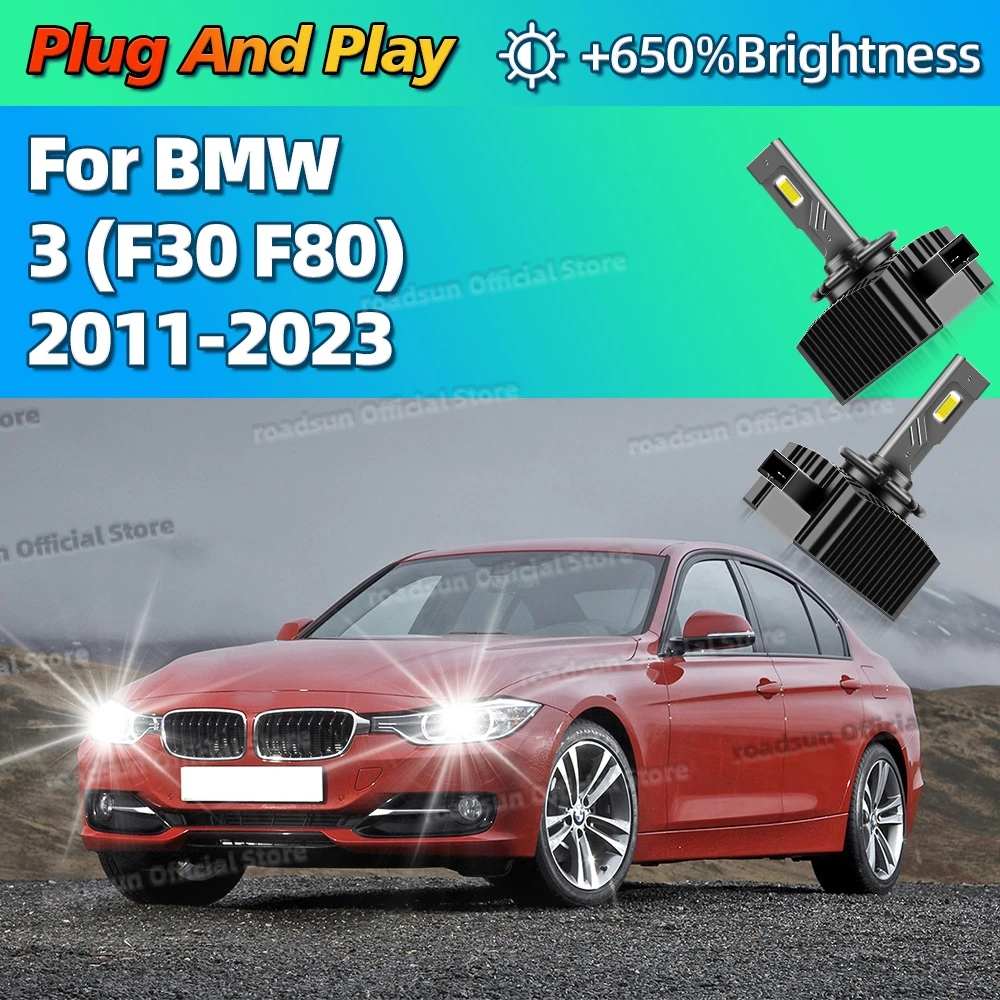 

6000K светодиодная фара HID D1S, замена Canbus, обновленная автомобильная фара для BMW 3 F30 F80 2011-2023 2012 2013 2014 2015 2016 2017