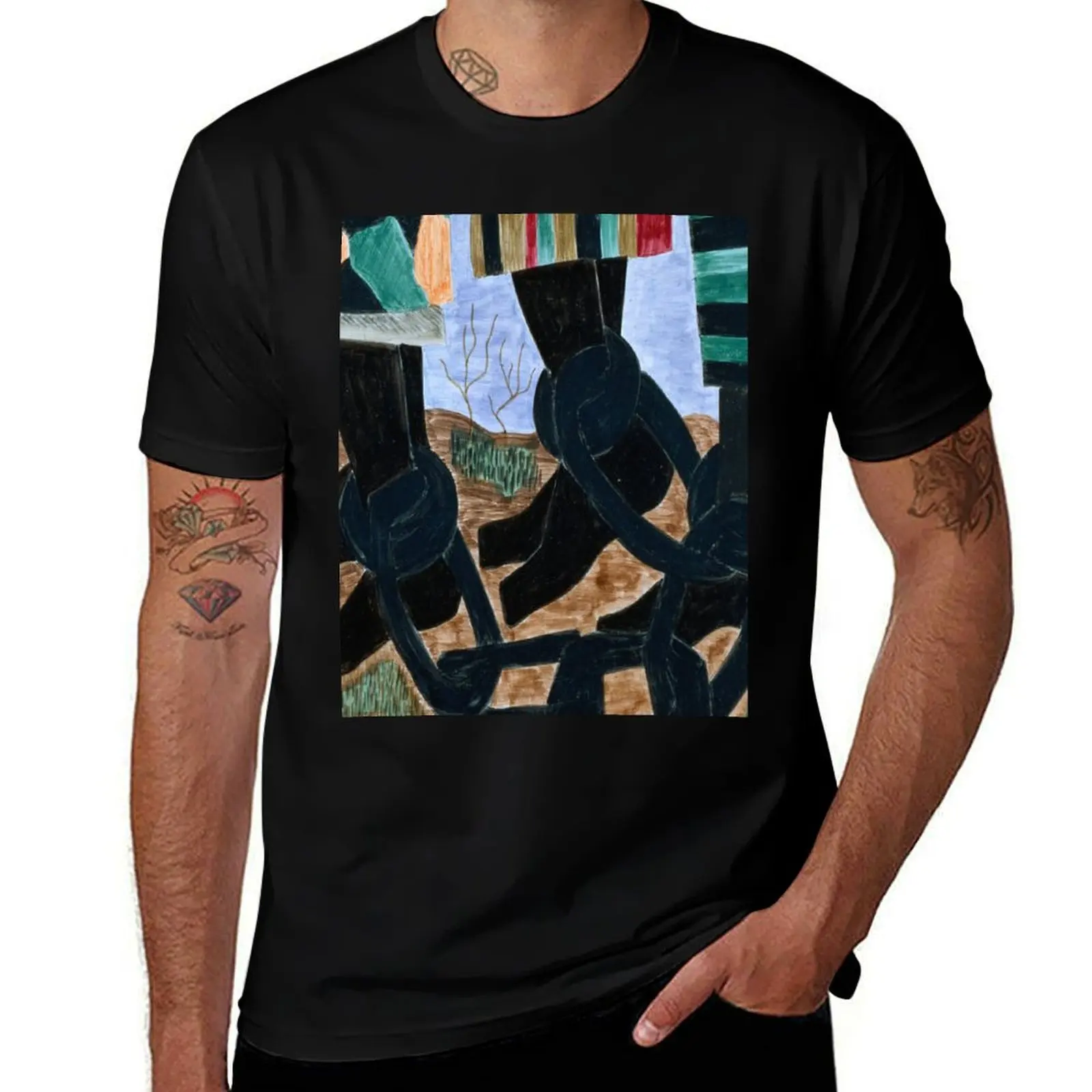 

jacob lawrence T-Shirt graphic shirts clothes designer t shirt men