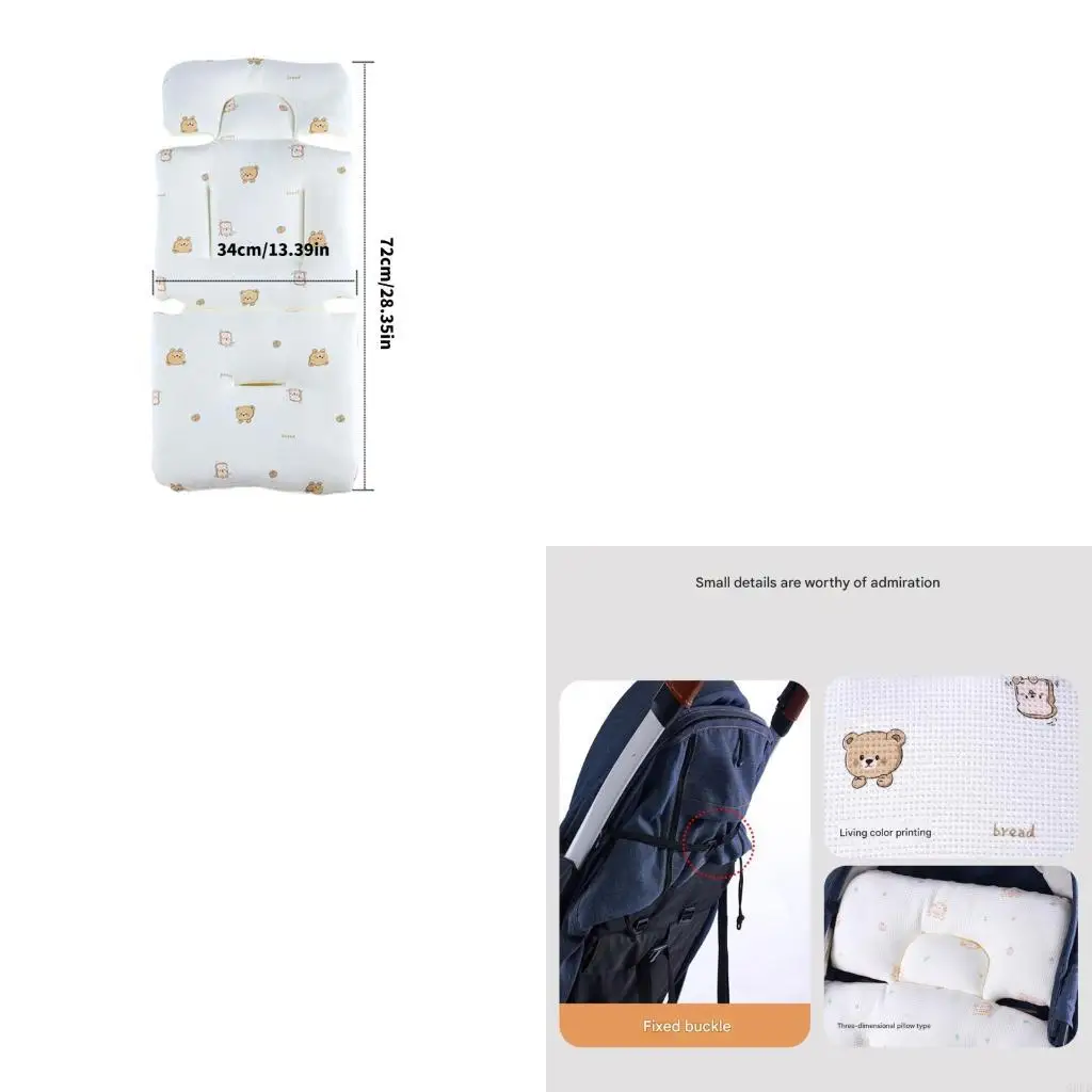 

Breathable Pram Pad Mattress Toddlers Newborns Strollers Liner Strollers Pad