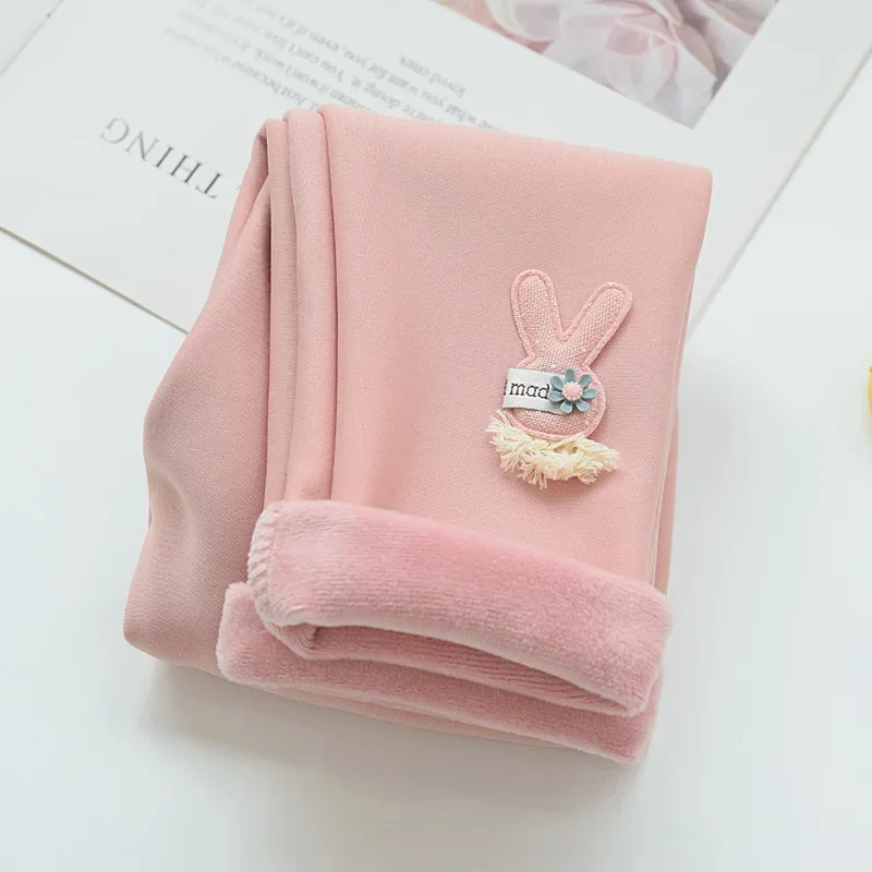 أطفال الكرتون الأرنب طماق - الخريف الشتاء الكشمير نمط طفلة السراويل، الفتيات السراويل المريحة طفلة طماق #1