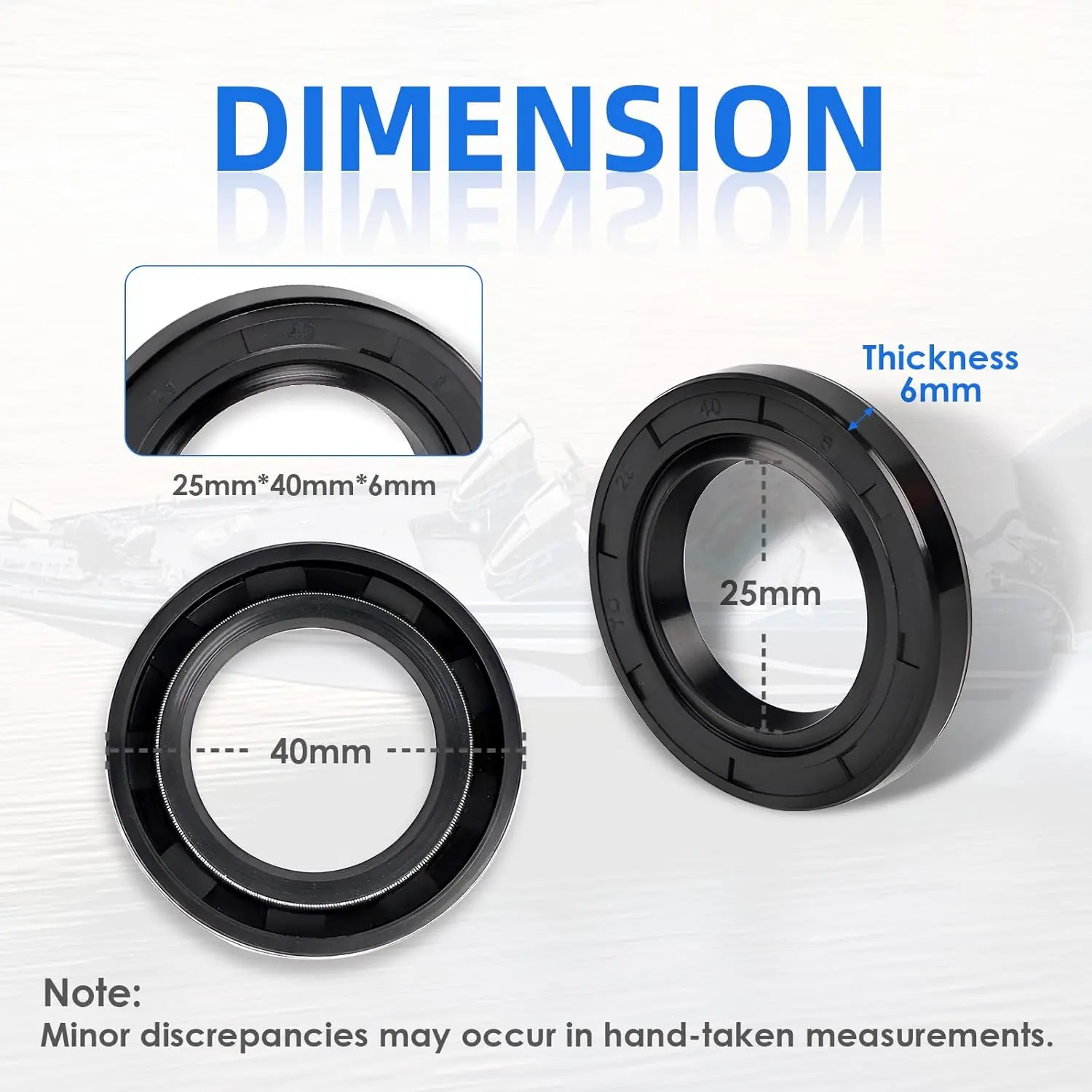 93101-25M03 25X40X6 Oil Seal for Yamaha Boat Engine OEM LOWER UNIT OIL SEAL S-TYPE 93101-25M03-00 Aftermarket Parts