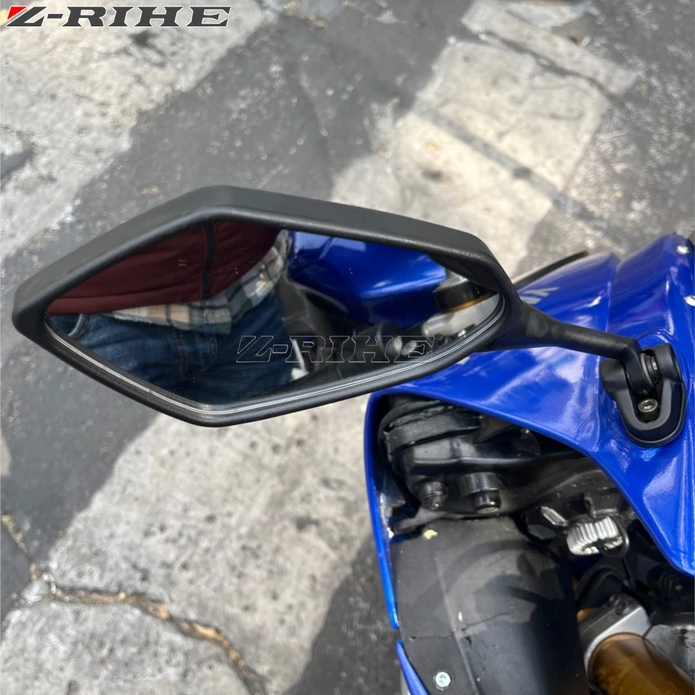 لكاواساكي نينجا 300 650 1000 Ex300 Ninja400 Ninja 250sl ZX-6R ZX636 ZX6R ZX-12R ZX14R ZX 14R 6R دراجة نارية مرآة الرؤية الخلفية