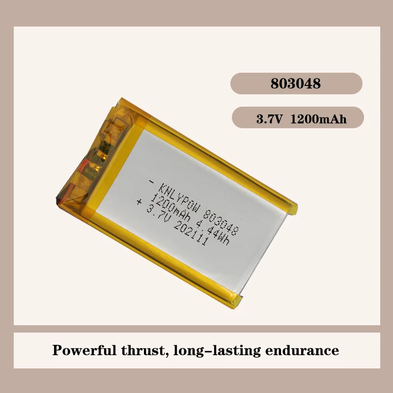 

For 803048 Battery 3.7V 1200mAh Two Way Radio Lithium Polymer Battery for Walkie Talkie Replacement High Capacity Long