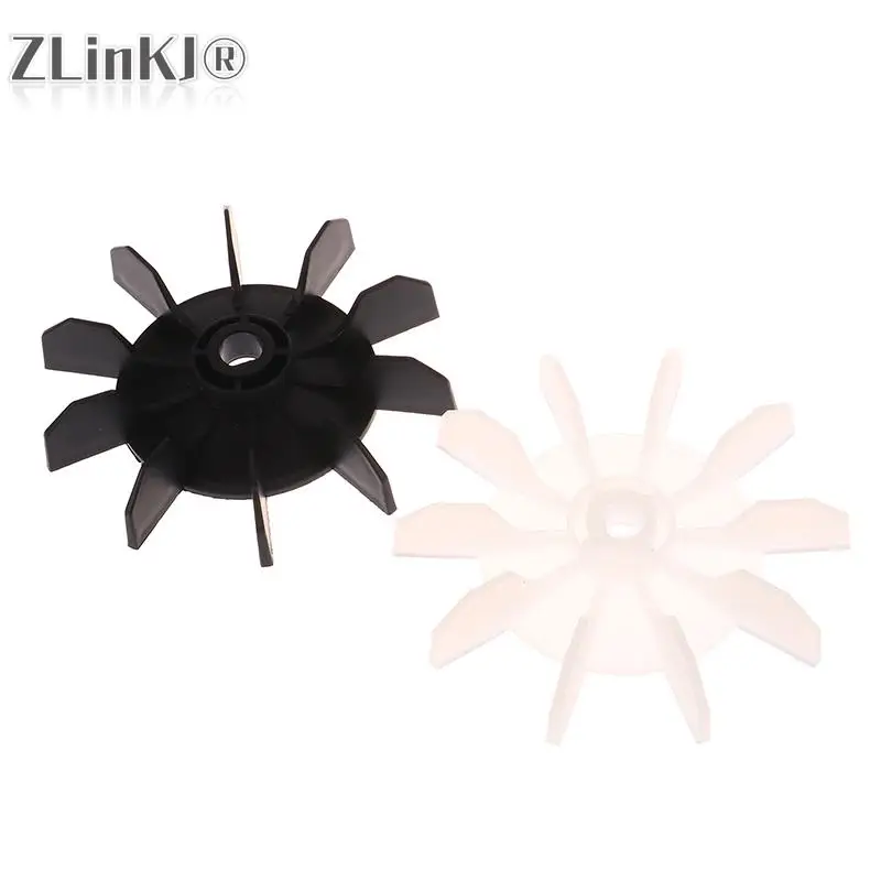 1Pcs Plastic Air Compressor Fan Blade Replacement Air Pump Motor Cooling Fan Accessories Power Tool Part Black/White