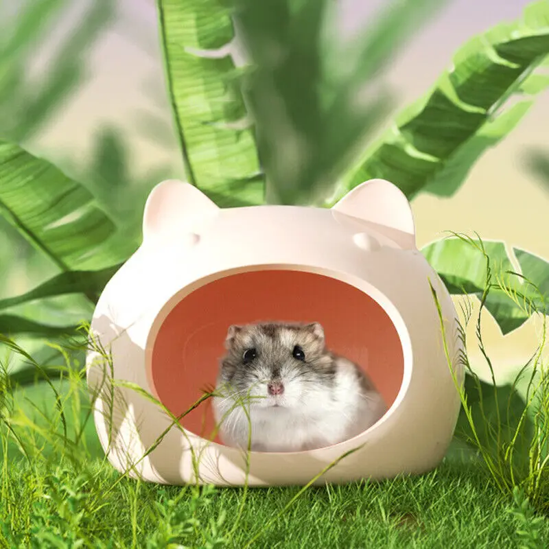 

Hamster Nest Ceramic Nest Summer Cooling Ceramic Nest for Small Pet Adorn Home Landscaping Accessories Small House New