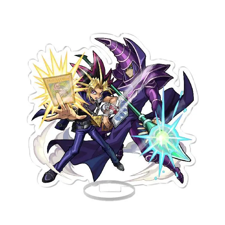 Anime YuGiOh Yu-Gi-Oh! VRAINS Acrylic Stand Figure  Model Desktop Ornaments Doll Yusaku Fujiki Keychain Pendant friend Toy Gift