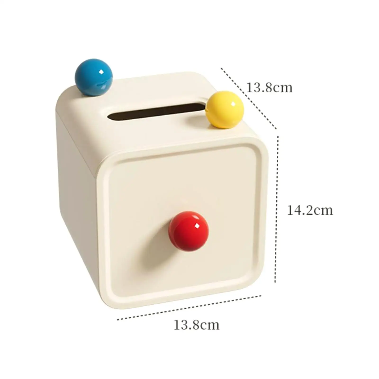 Tissue Box Cover, Napkin Dispenser Napkin Facial Tissue Holder, Decorative Toilet Paper Box, Facial Paper Holder for Office
