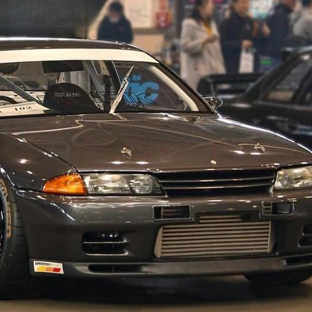 

For Nissan Skyline (R32 GTR Only) OE Style Carbon Fiber Front Bumper Bonnet Hood