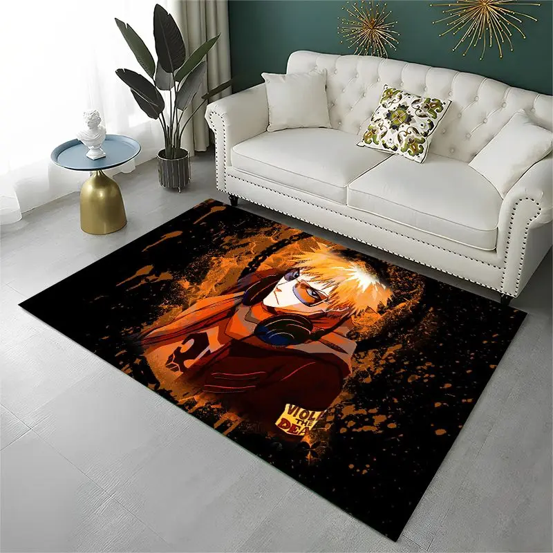 Classic Anime Bleach Kurosaki Ichigo Living Room Non-Slip Area Rug Soft Carpet for Bedroom Kids Playroom Sofa,Home Decor Doormat