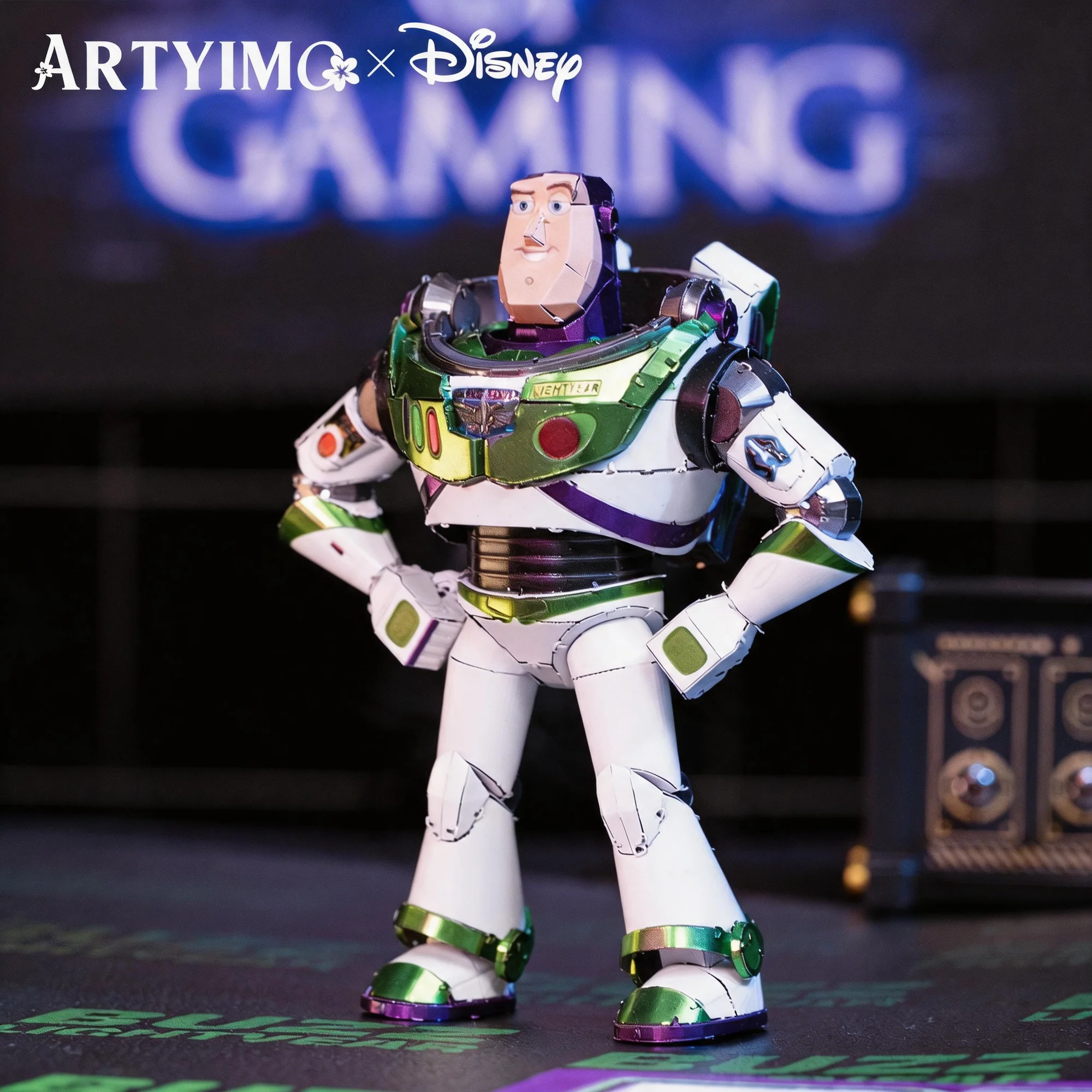 mu-バズ・ライトイヤー-3dメタルパズル-diy組み立てキット、脳トレ、オフィス装飾、誕生日、クリスマス、ハロウィンギフト、コレクターズアイテム