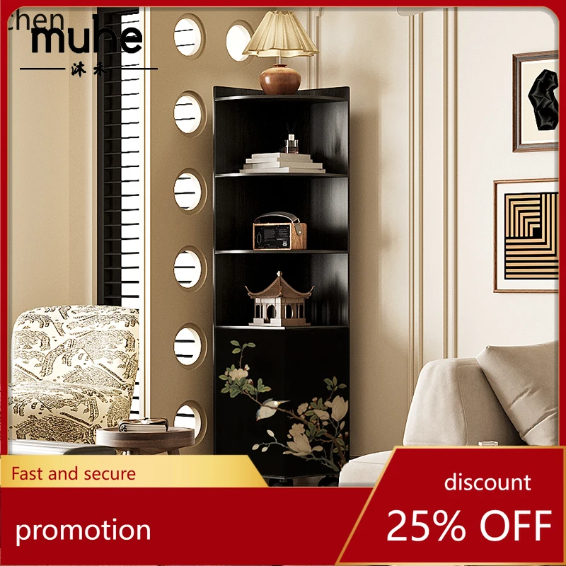 

HT medieval style living room wall triangle cabinet bedroom dining room corner cabinet solid wood corner cabinet