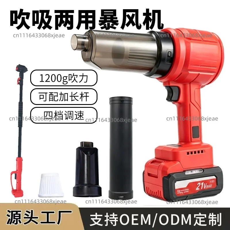 Powerful industrial hair dryer, violent turbo fan, dust removal and water blowing, high-power handheld blower