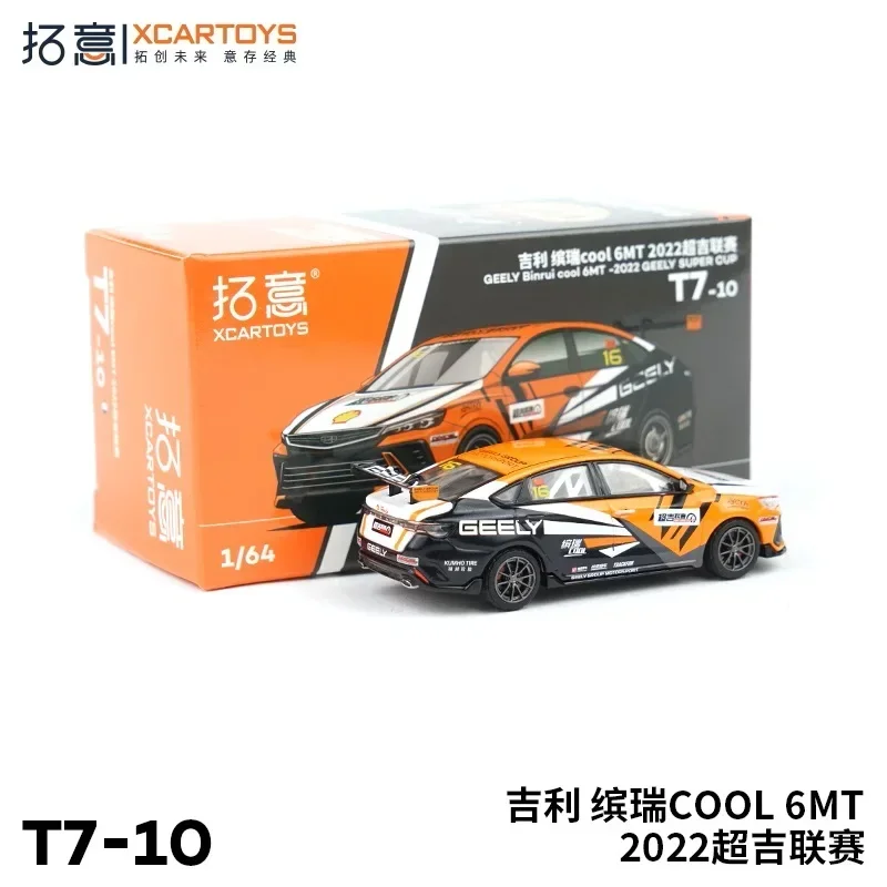 XCarToys 1:64 Geely BinRui cool Racing car 6MT 2022 #16 Diecast Model Car