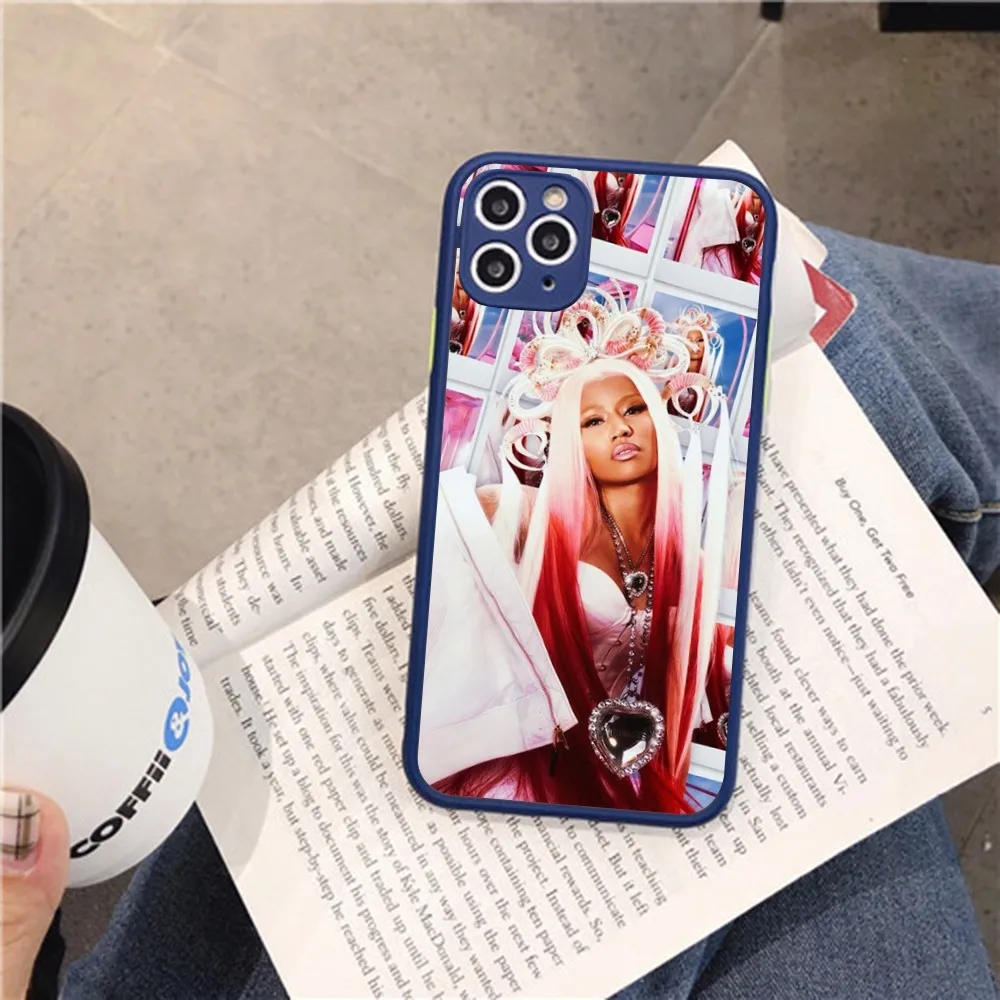 Hot Singer N-Nicki M-Minaj Phone Case For IPhone 14 11 12 13 Mini Pro Max 8 7 Plus X XR XS MAX Translucent Matte Cover