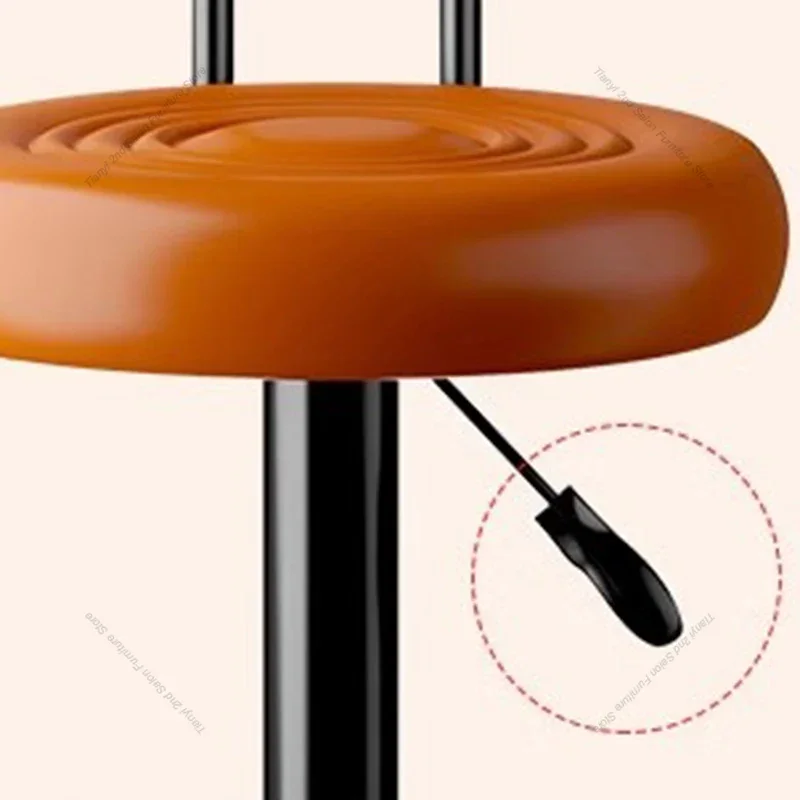 Swivel Luxury Bar Chairs Nordic High Stool Restaurant Modern Bar Chairs Reception Italian Design Bar Furniture Cadeiras LLBC view 3