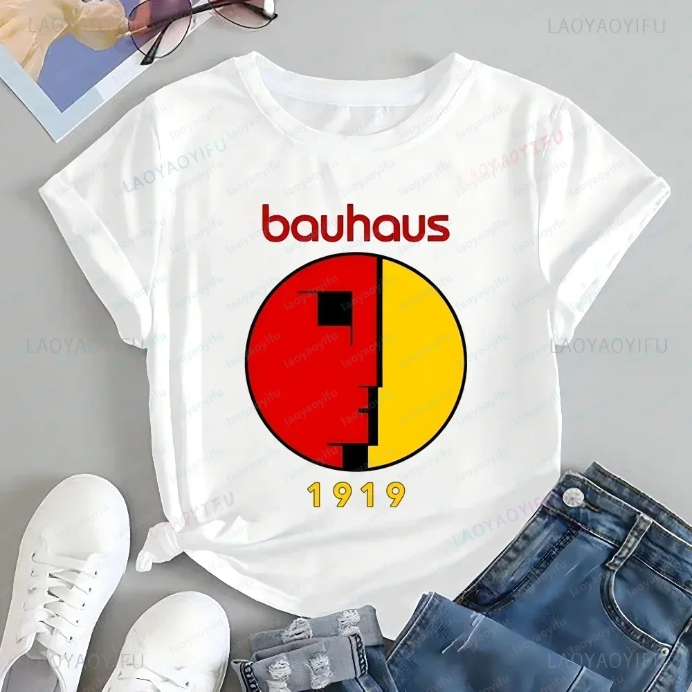 Streetwear Bag House T-shirt Post Punk Goth Rock Crew-neck Print T-shirt Fashion Casual Short Sleeve Plus Size Unisex T-shirt